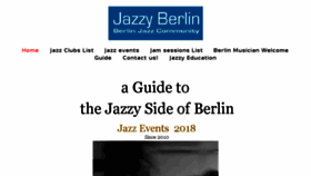 What Jazzclubsinberlin.com website looked like in 2018 (5 years ago)