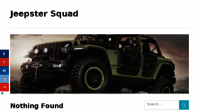What Jeepstersquad.com website looked like in 2018 (5 years ago)