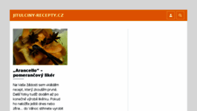 What Jitulciny-recepty.cz website looked like in 2018 (5 years ago)
