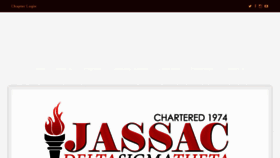 What Jassacdeltas.org website looked like in 2018 (5 years ago)