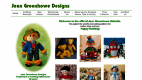 What Jeangreenhowe.com website looked like in 2018 (5 years ago)