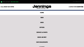 What Jenningsmotorgroup.co.uk website looked like in 2018 (5 years ago)