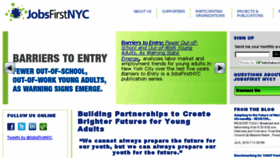 What Jobsfirstnyc.org website looked like in 2018 (5 years ago)