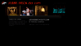 What Jessebeck.com website looked like in 2018 (5 years ago)