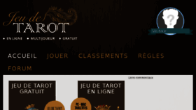 What Jeu-tarot-en-ligne.com website looked like in 2018 (5 years ago)