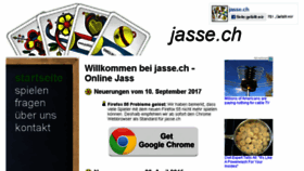 What Jasse.ch website looked like in 2018 (5 years ago)