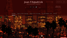 What Joanfitzpatrick.com website looked like in 2018 (5 years ago)