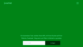 What Jivochat.de website looked like in 2018 (7 years ago)