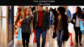 What Johnstowngalleria.com website looked like in 2018 (5 years ago)