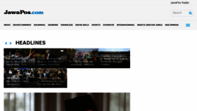 What Jawapos.co.id website looked like in 2018 (7 years ago)