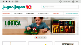 What Jugarijugar.com website looked like in 2018 (5 years ago)