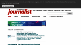 What Journalist.de website looked like in 2018 (5 years ago)