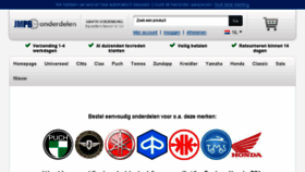 What Jmpbonderdelen.nl website looked like in 2018 (6 years ago)