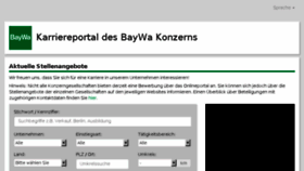 What Jobs.baywa.de website looked like in 2018 (5 years ago)