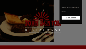 What Johnbenton.de website looked like in 2018 (5 years ago)
