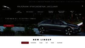 What Jaguarpasadena.com website looked like in 2018 (5 years ago)