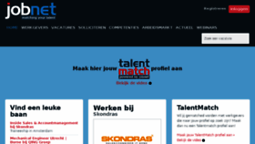 What Jobnet.nl website looked like in 2018 (5 years ago)