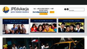 What Jpedukacja.pl website looked like in 2018 (5 years ago)
