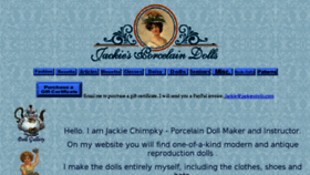 What Jackiesdolls.com website looked like in 2018 (5 years ago)