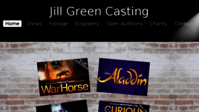 What Jillgreencasting.org website looked like in 2018 (5 years ago)