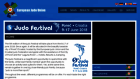What Judofestival.com website looked like in 2018 (5 years ago)