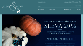 What Jelenisperky.cz website looked like in 2018 (5 years ago)