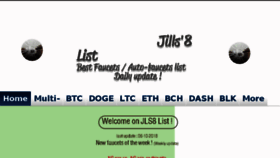 What Jls8.net website looked like in 2018 (5 years ago)