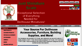 What Justminiaturescale.com website looked like in 2018 (5 years ago)