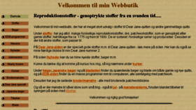 What Jadesign.dk website looked like in 2018 (5 years ago)