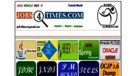 What Jobs4times.com website looked like in 2018 (5 years ago)