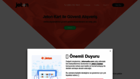 What Jetonsatis.com website looked like in 2018 (5 years ago)
