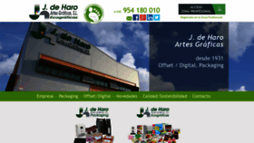 What Jdeharo.com website looked like in 2018 (5 years ago)