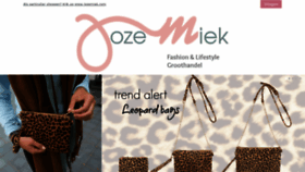What Jozemiek.nl website looked like in 2018 (5 years ago)