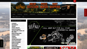 What Jeephut.com website looked like in 2018 (5 years ago)