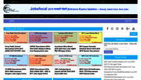 What Jobsfocal.com website looked like in 2018 (5 years ago)