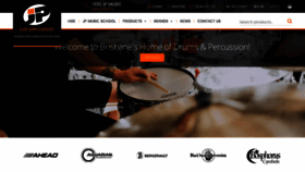 What Justpercussion.com.au website looked like in 2018 (5 years ago)