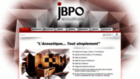 What Jbpo-acoustique.fr website looked like in 2018 (5 years ago)