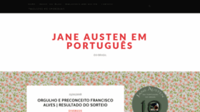 What Janeausten.com.br website looked like in 2018 (5 years ago)