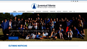 What Juventudidente.org website looked like in 2018 (5 years ago)