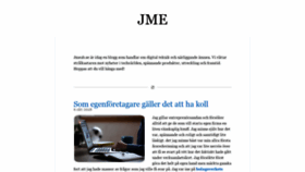 What Jmeab.se website looked like in 2018 (5 years ago)