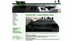 What Jacoby-natursteine.de website looked like in 2018 (5 years ago)