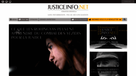 What Justiceinfo.net website looked like in 2018 (5 years ago)