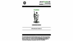 What Juracrash.de website looked like in 2018 (5 years ago)