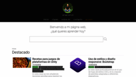 What Jairogarciarincon.com website looked like in 2018 (5 years ago)