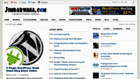What Jimbarwana.com website looked like in 2011 (12 years ago)
