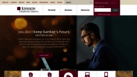 What Johnsonbank.com website looked like in 2018 (5 years ago)