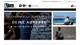 What Jeans-meile.de website looked like in 2018 (5 years ago)