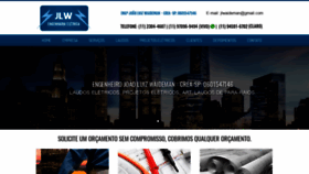 What Jlwengenharia.com.br website looked like in 2018 (5 years ago)