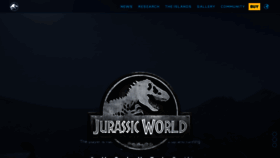What Jurassicworldevolutiongame.com website looked like in 2018 (5 years ago)