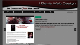 What Jdaviswebdesign.com website looked like in 2018 (5 years ago)